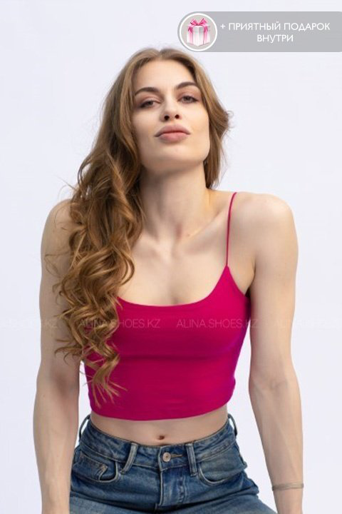 Кроп-топ alinashoes фуксия M купить,NaN