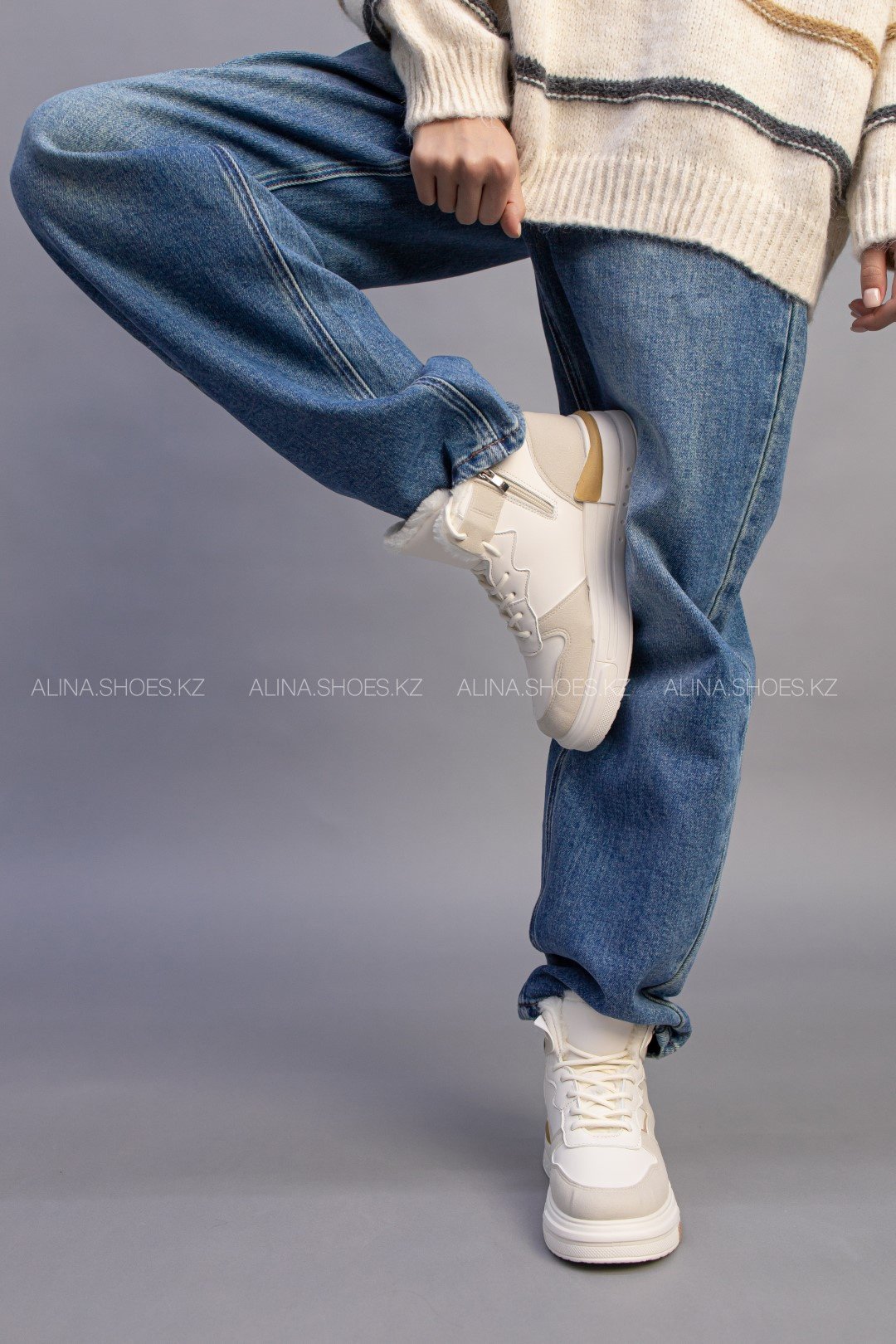 Кроссовки alinashoes бежевый купить,NaN