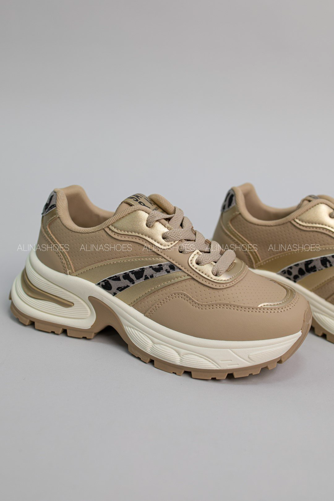 Кроссовки alinashoes светло-коричневый купить,NaN