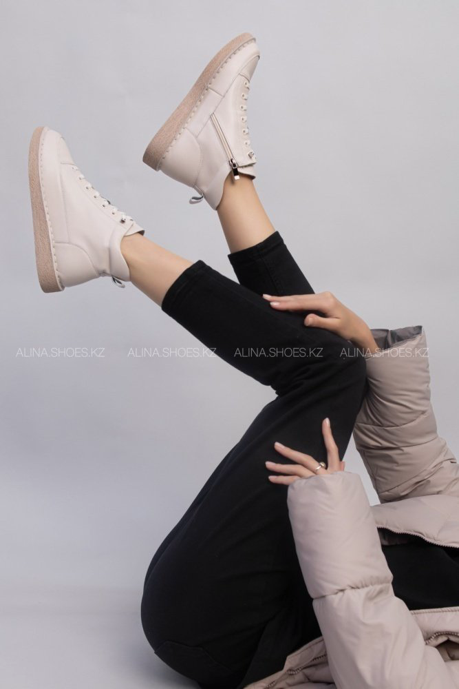 Ботинки alinashoes beige 38 купить,NaN