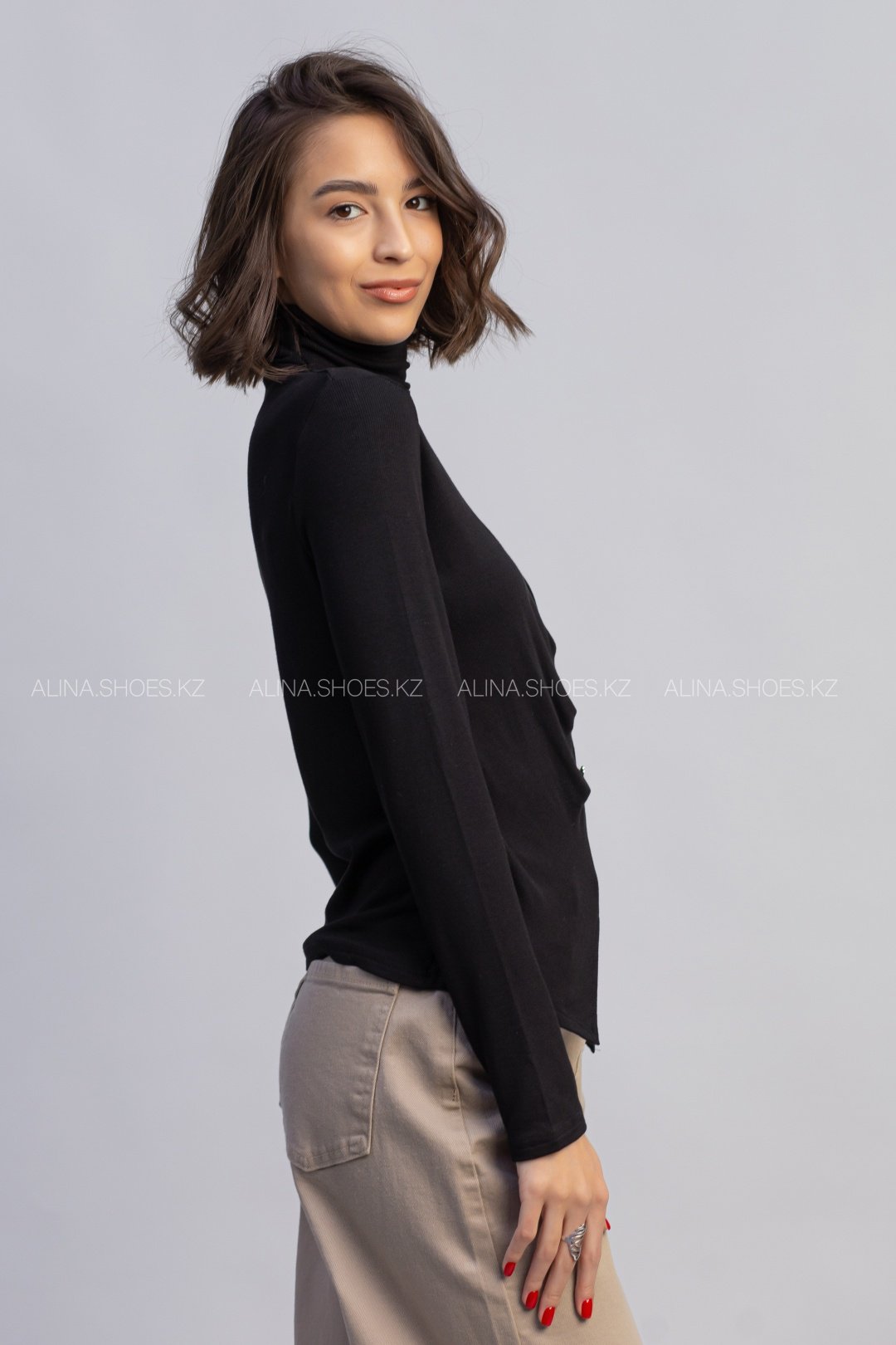 Водолазка alinashoes черный купить,NaN