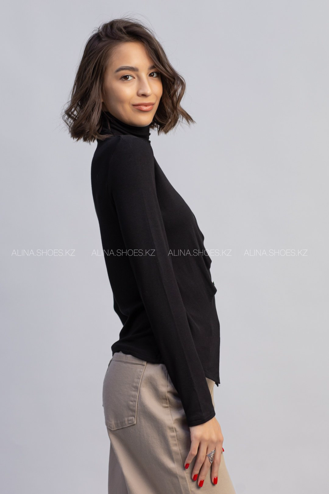 Водолазка alinashoes черный купить,NaN