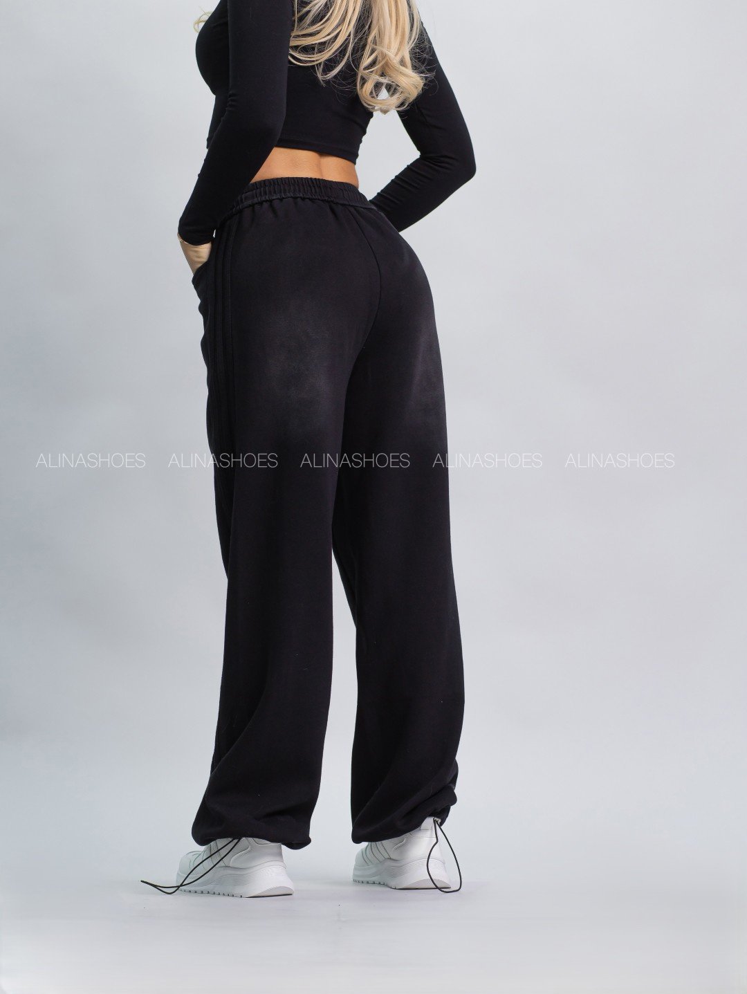 Повседневные брюки alinashoes черный купить,NaN