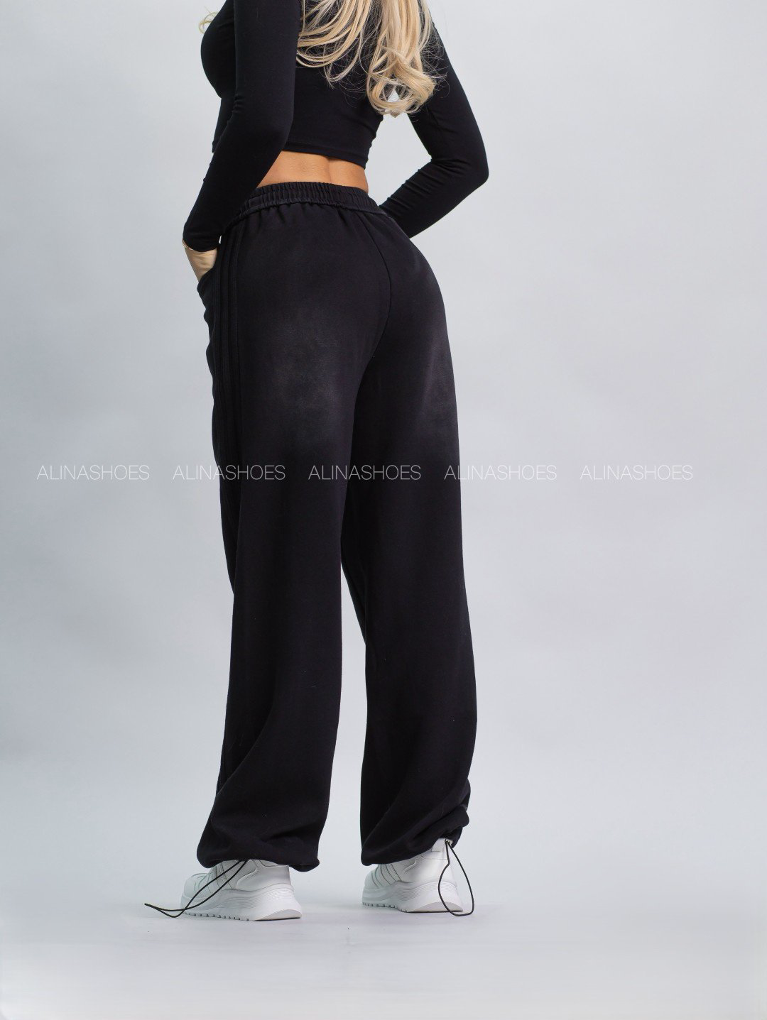Повседневные брюки alinashoes черный купить,NaN