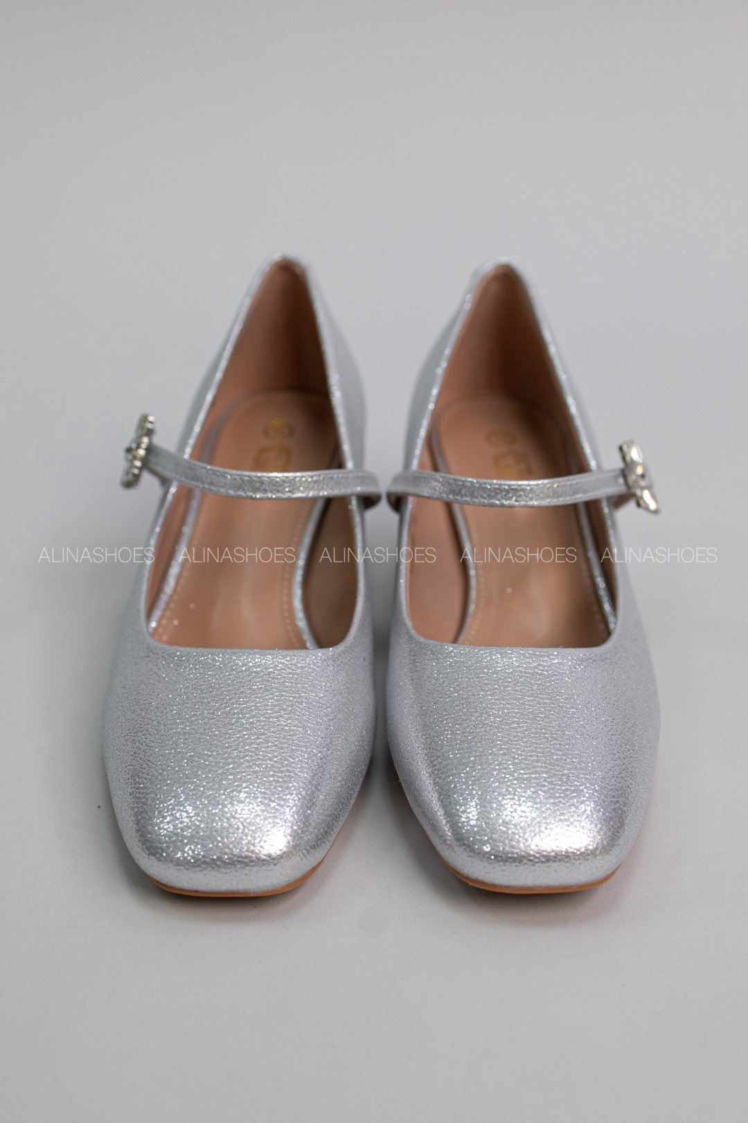 Туфли alinashoes silver 40 купить,NaN