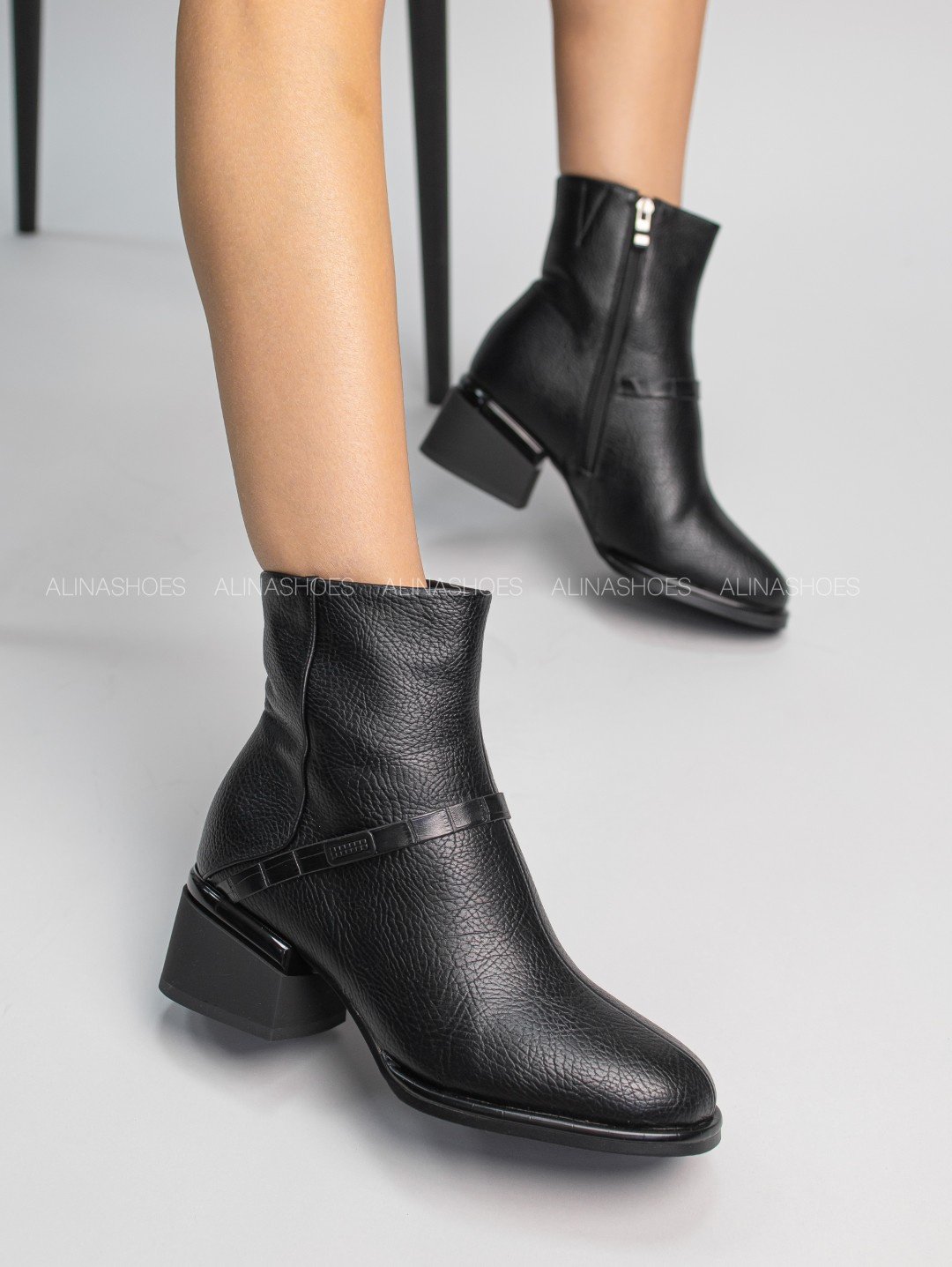 Ботильоны alinashoes black 40 купить,NaN