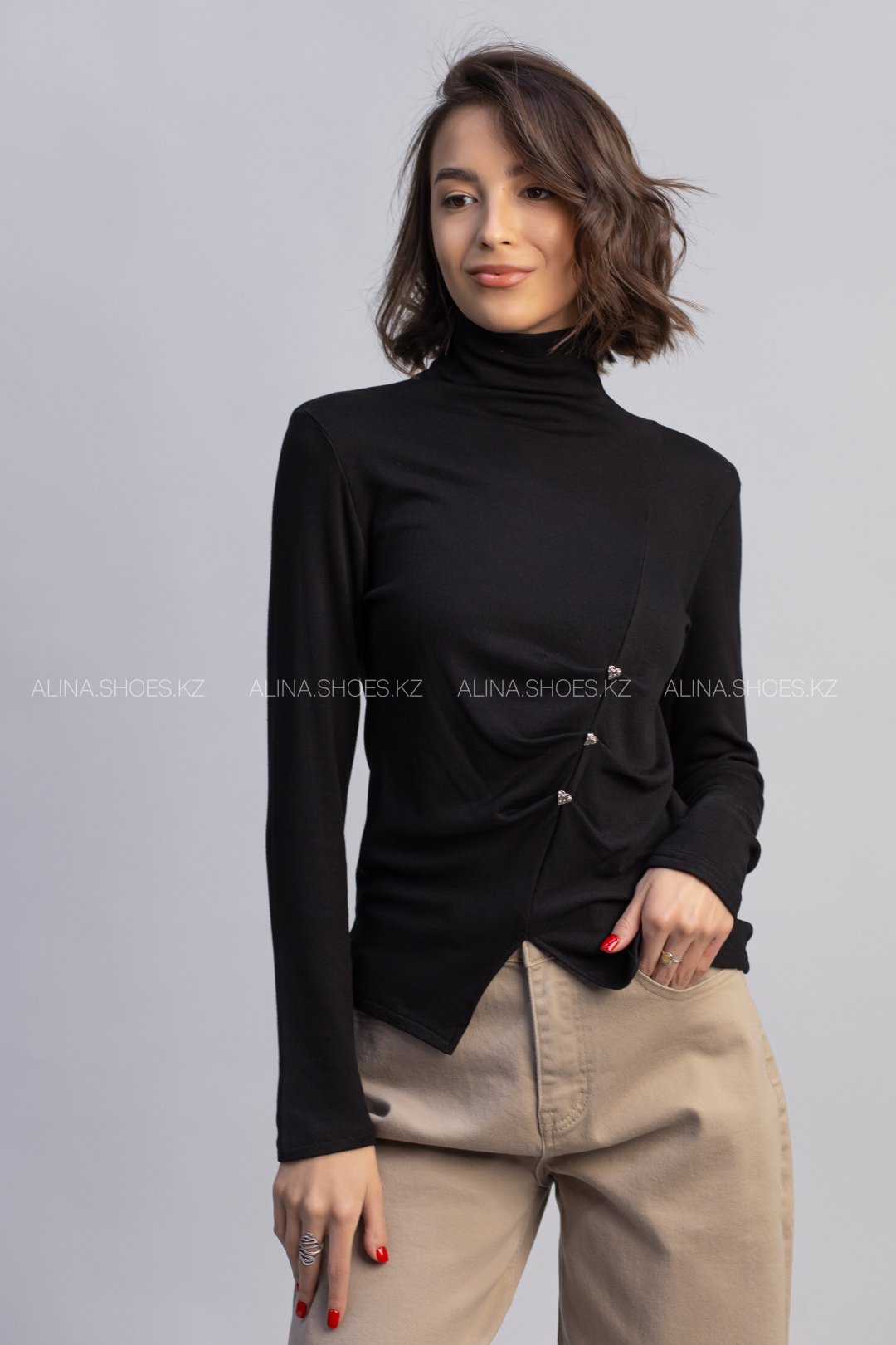 Водолазка alinashoes черный купить,NaN