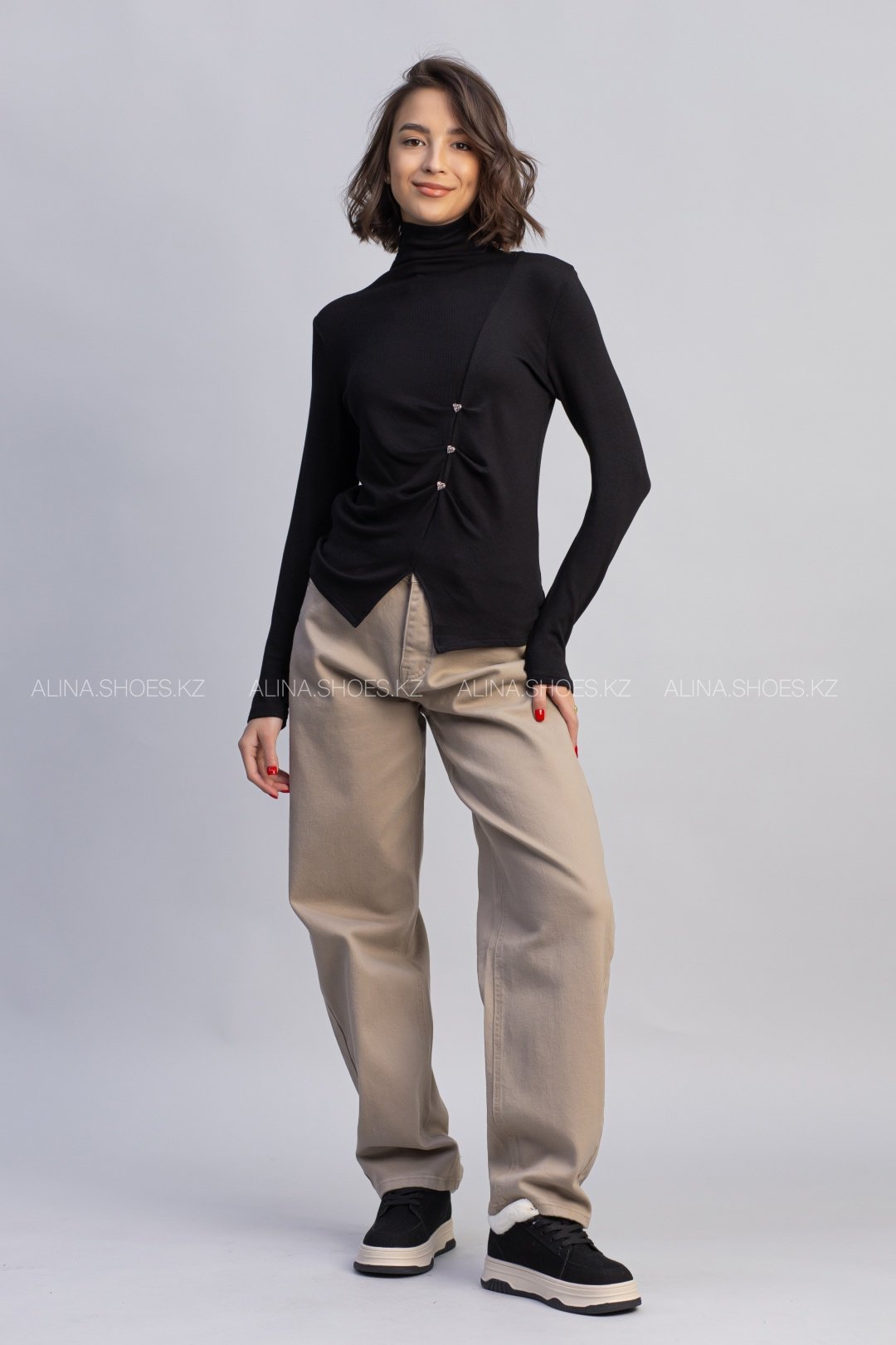 Водолазка alinashoes черный купить,NaN