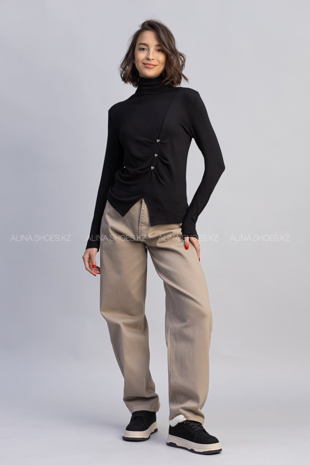 Водолазка alinashoes черный купить,NaN