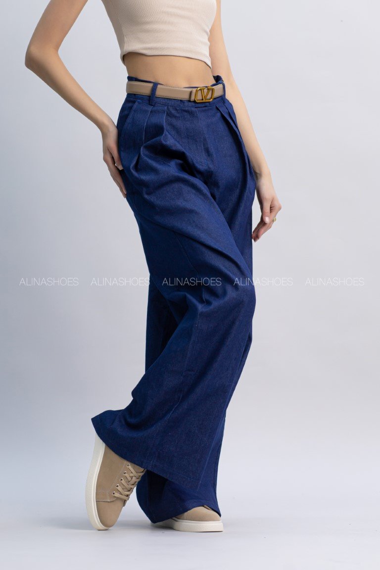Повседневные брюки alinashoes темно-синий купить,NaN