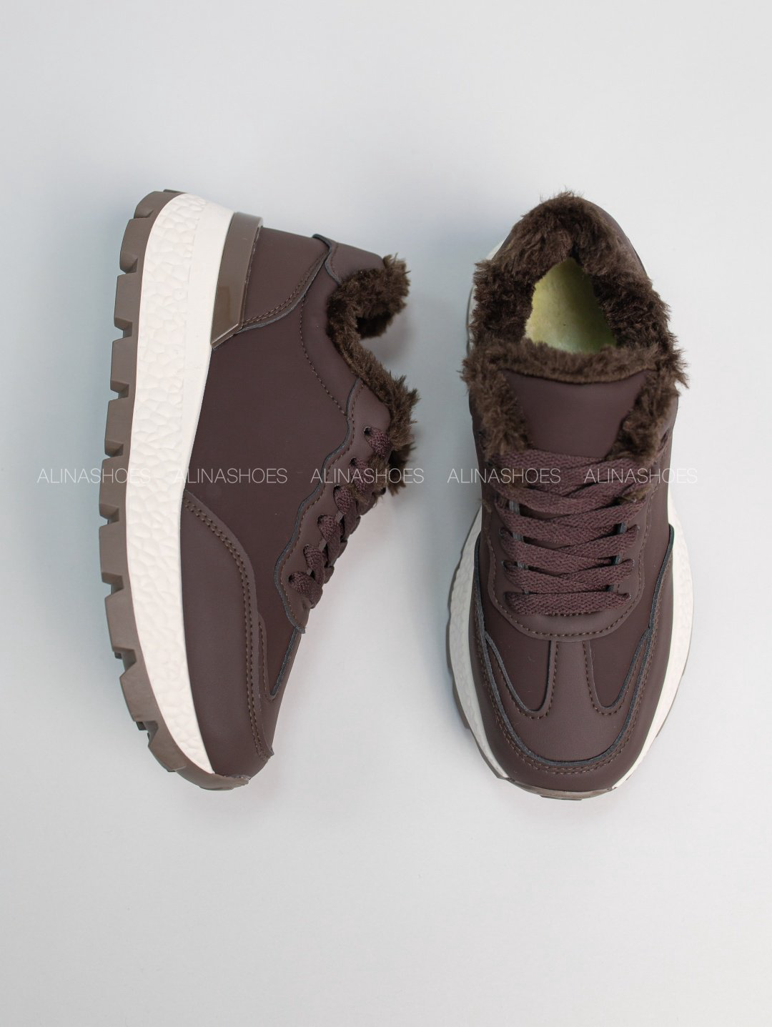 Кроссовки alinashoes коричневый купить,NaN
