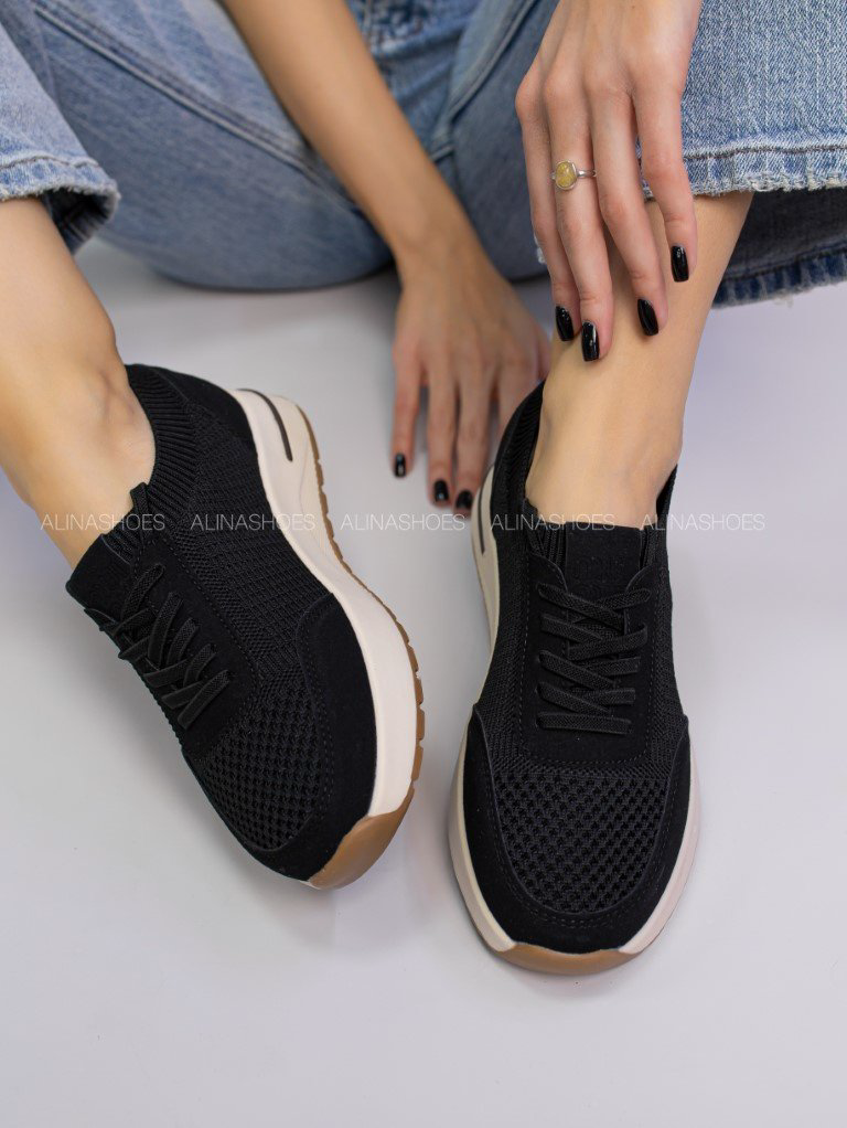 Кроссовки alinashoes черный купить,NaN