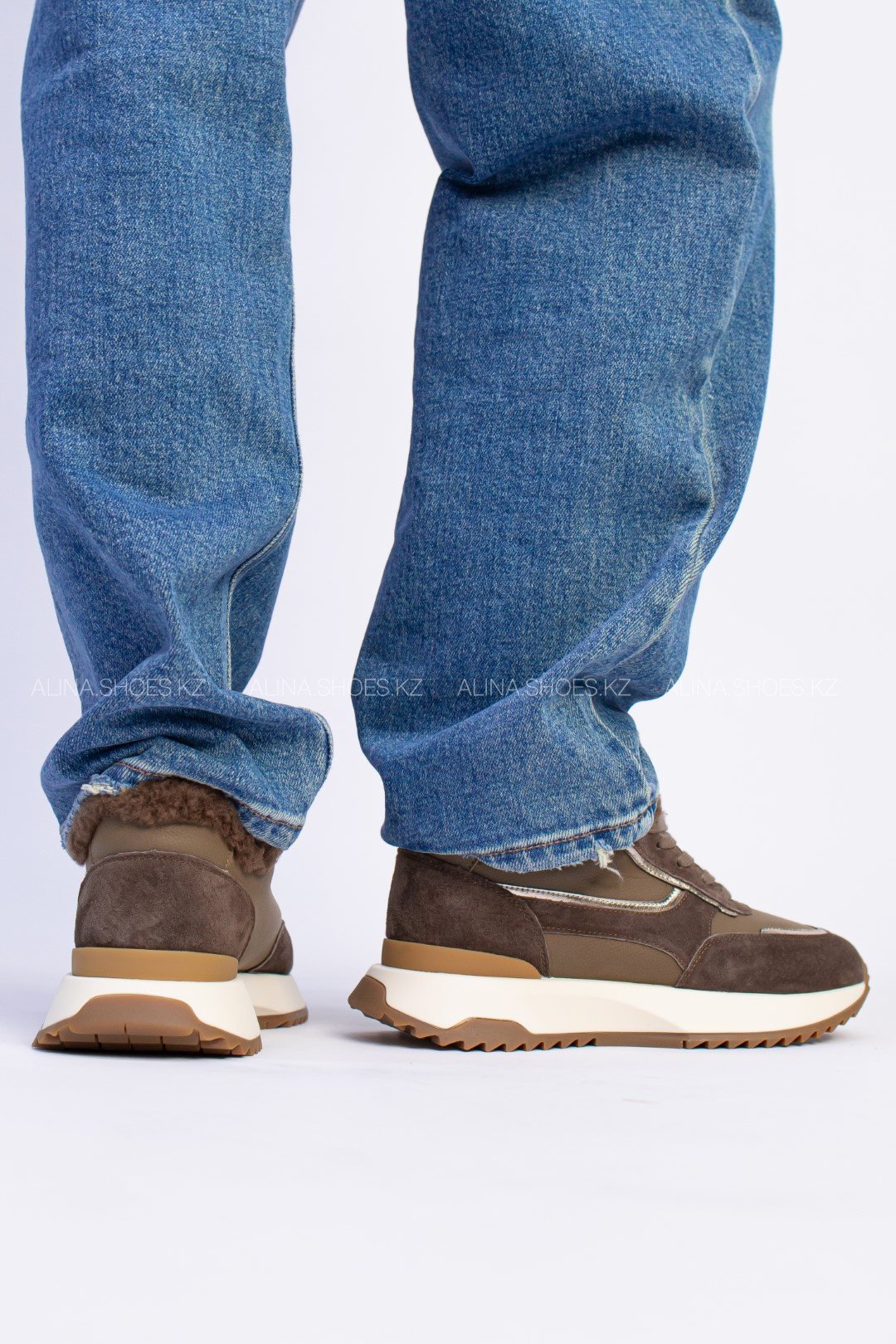 Кроссовки alinashoes коричневый купить,NaN