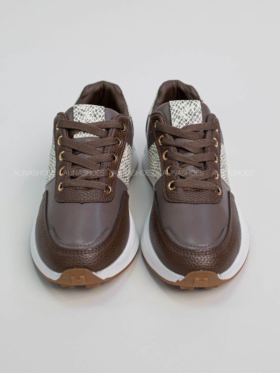 Кроссовки alinashoes кроссовки коричневый купить,NaN