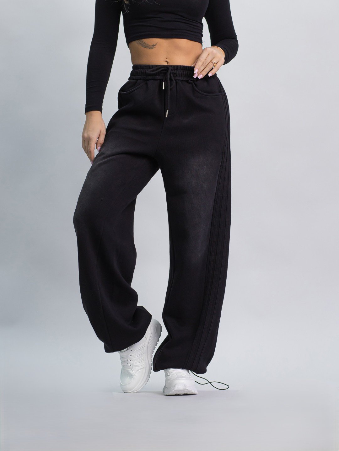 Повседневные брюки alinashoes черный купить,NaN