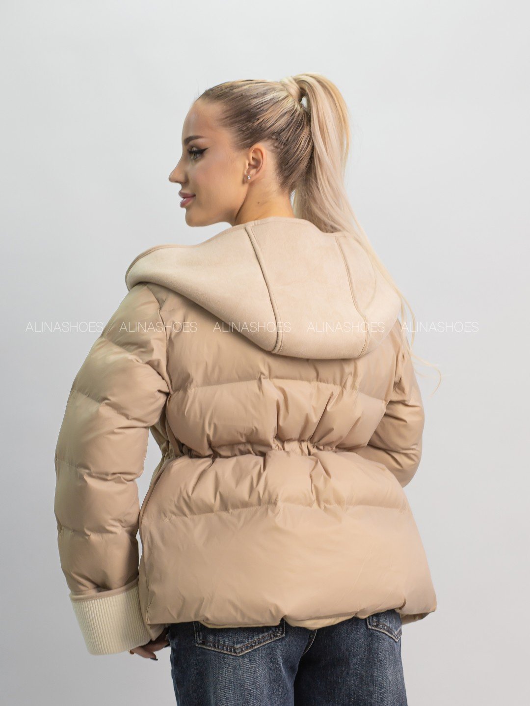 Зимняя куртка alinashoes бежевый купить,NaN