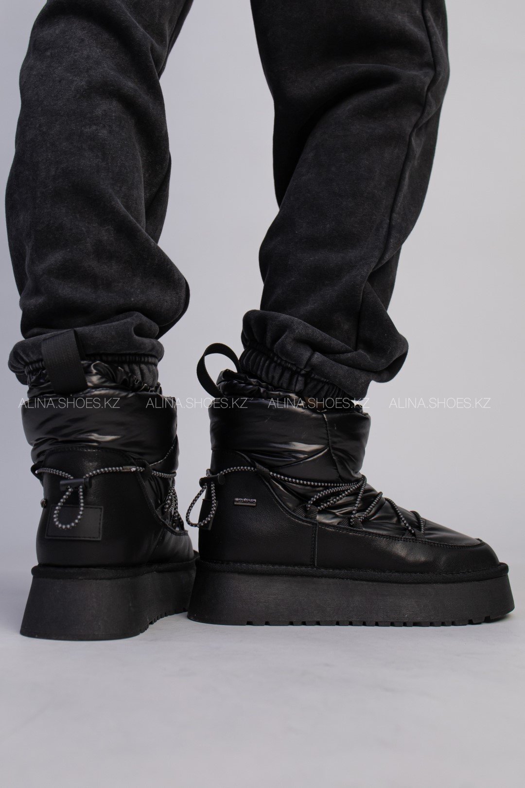 Дутики alinashoes черный купить,NaN