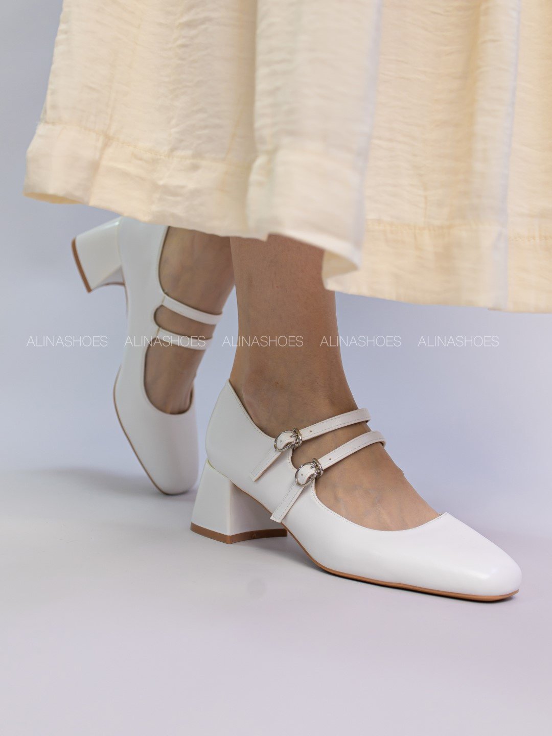 Туфли alinashoes white 39 купить,NaN