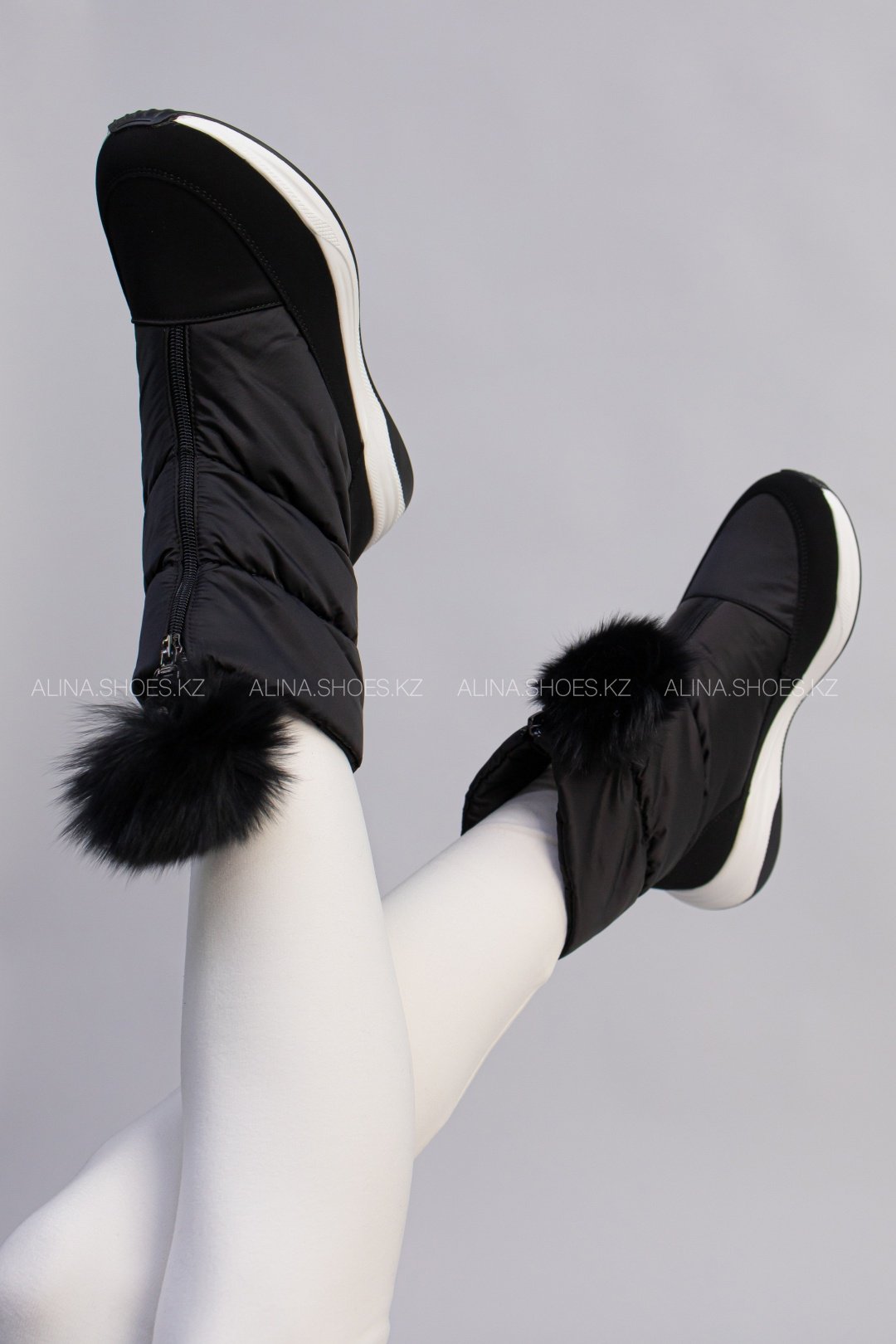 Дутики alinashoes черный купить,NaN
