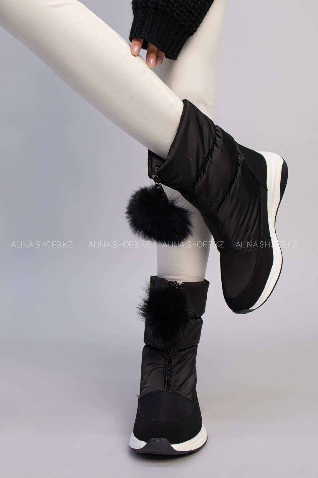 Дутики alinashoes черный купить,NaN