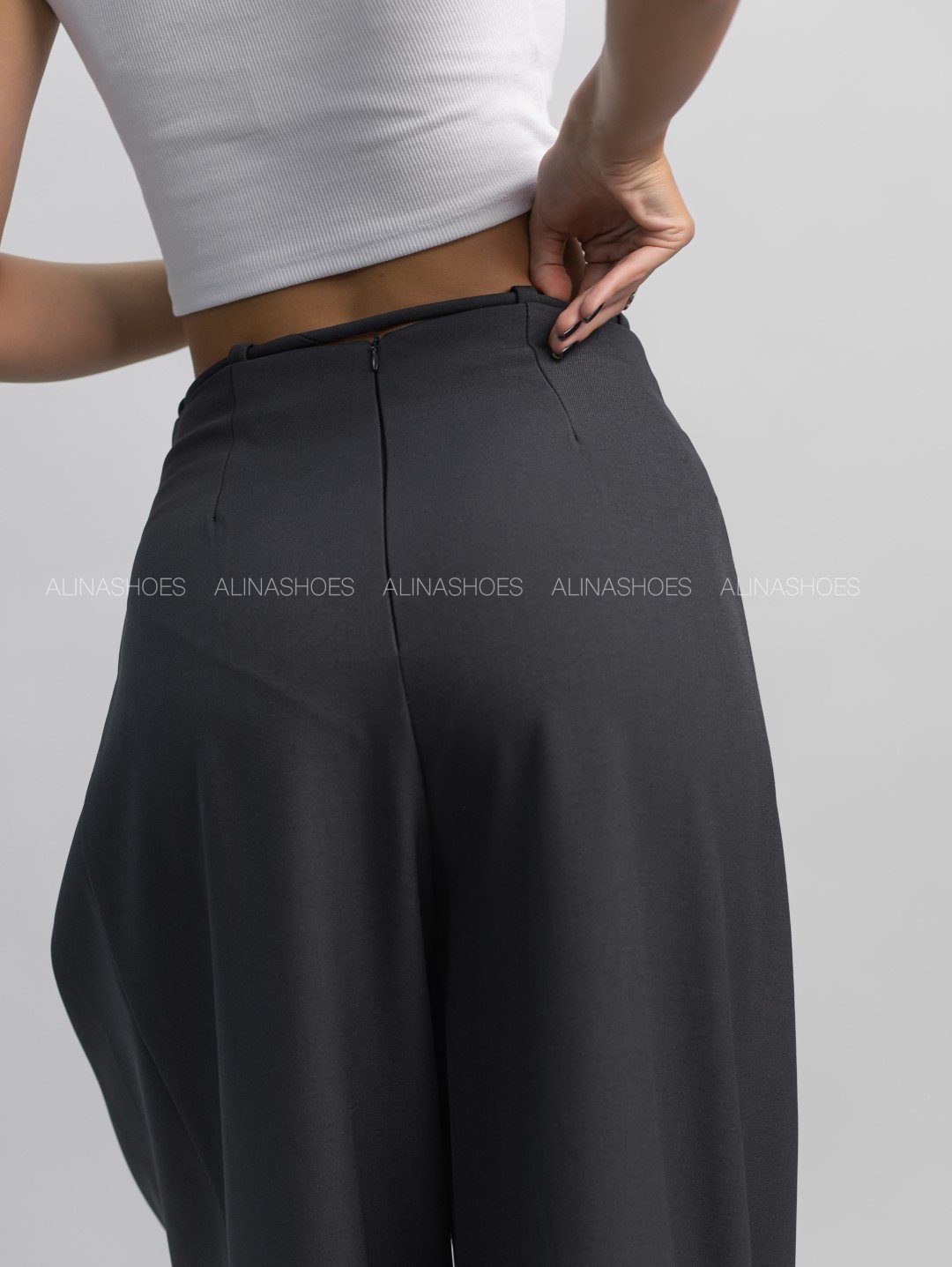 Палаццо alinashoes серый купить,NaN
