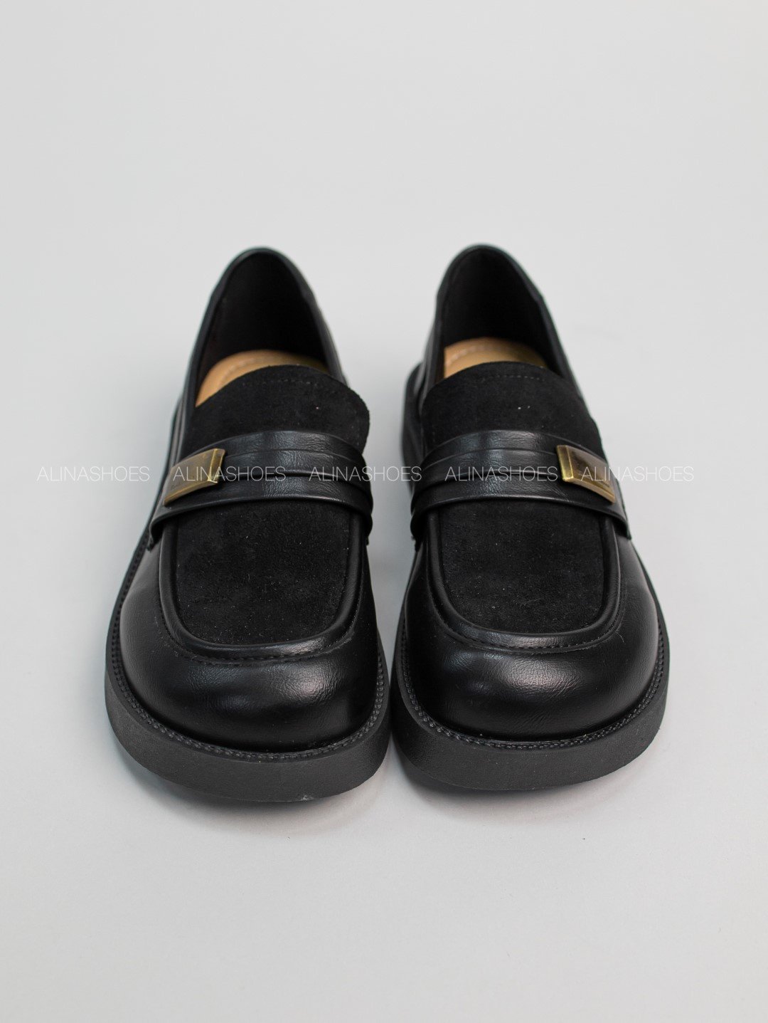 Лоферы alinashoes black 36 купить,NaN