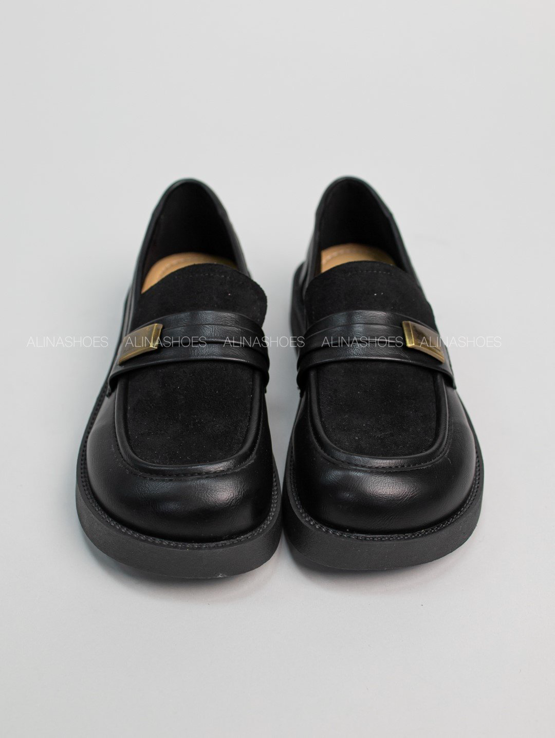 Лоферы alinashoes black 36 купить,NaN
