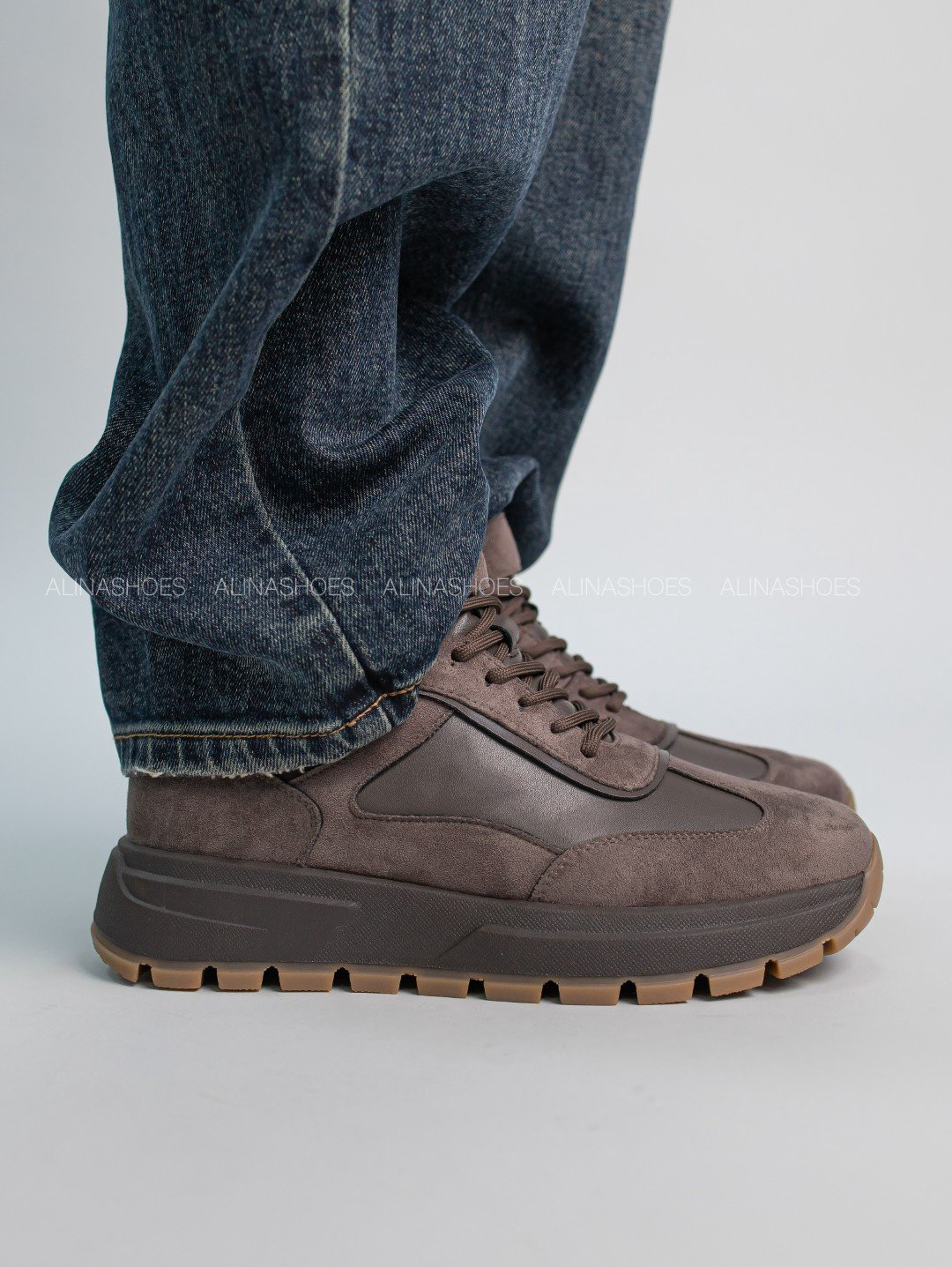 Кроссовки alinashoes коричневый купить,NaN