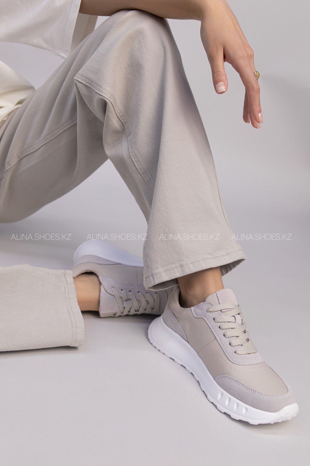 Кроссовки alinashoes серый купить,NaN