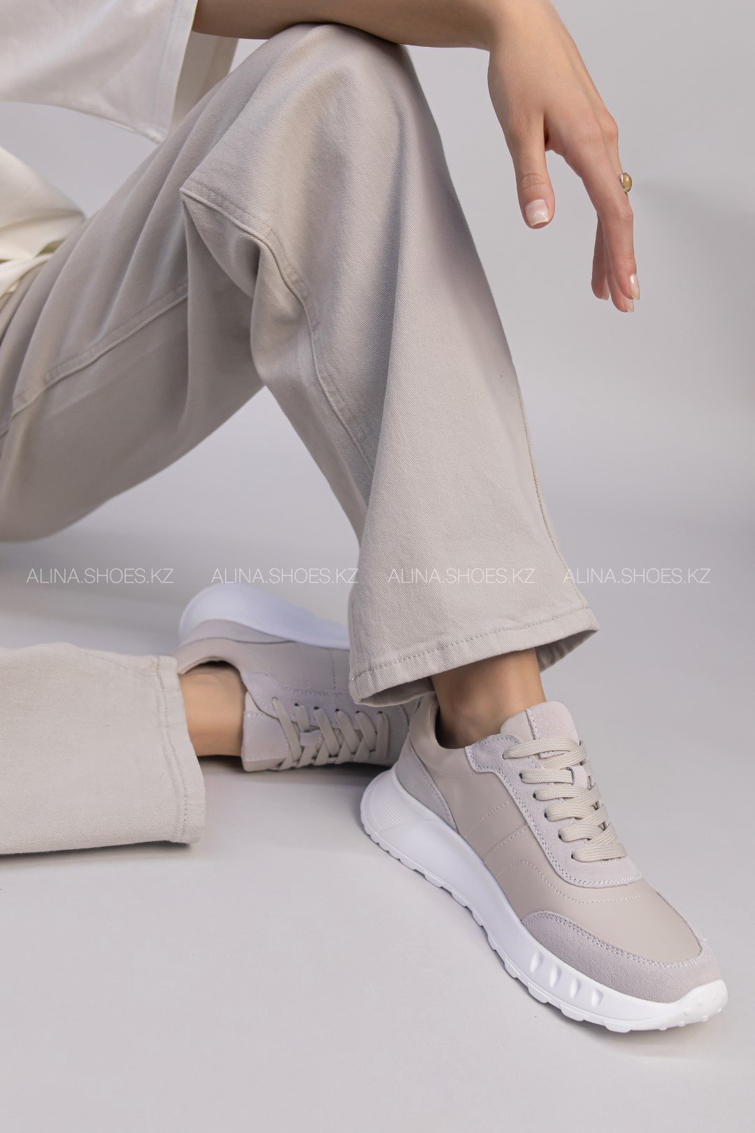 Кроссовки alinashoes серый купить,NaN