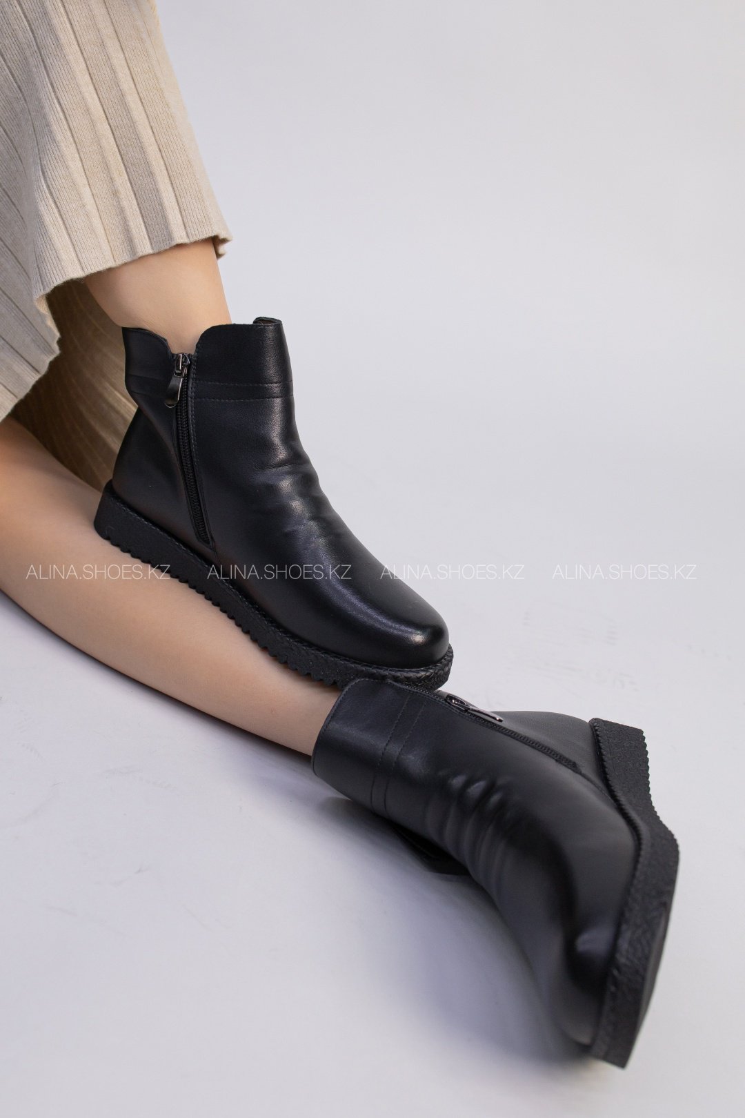 Ботинки alinashoes черный купить,NaN