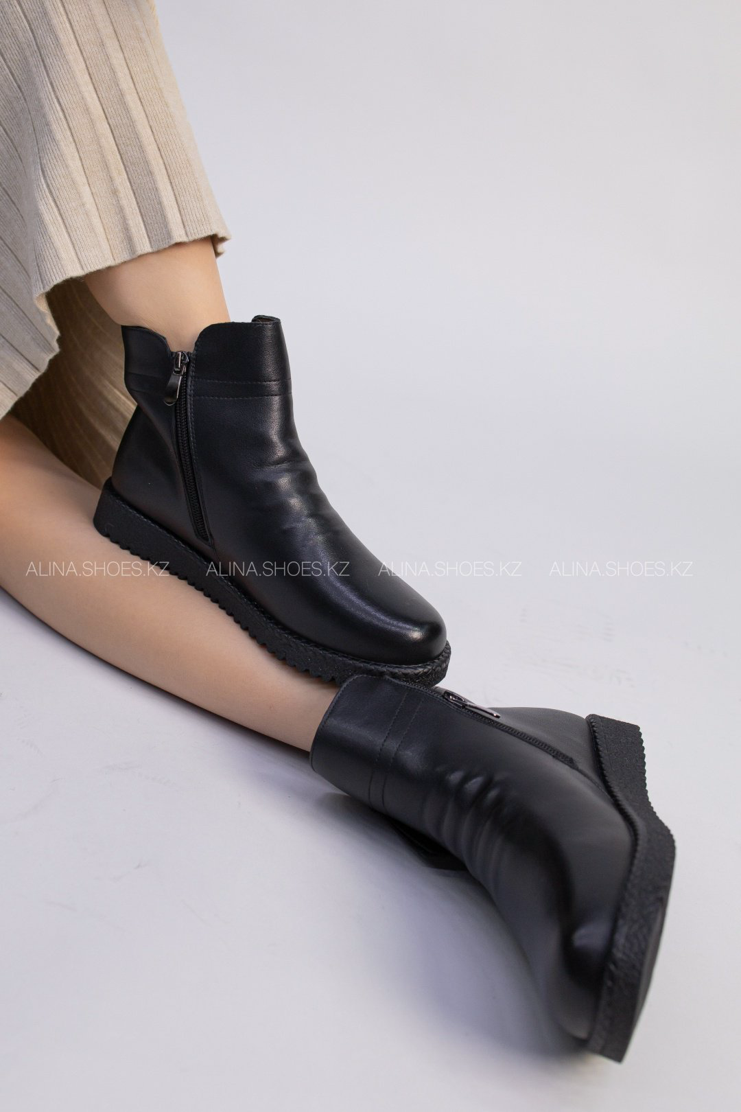 Ботинки alinashoes черный купить,NaN