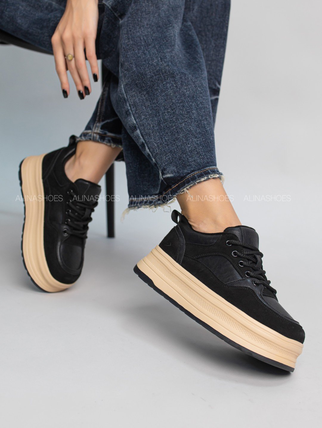 Кроссовки alinashoes кроссовки черный купить,NaN