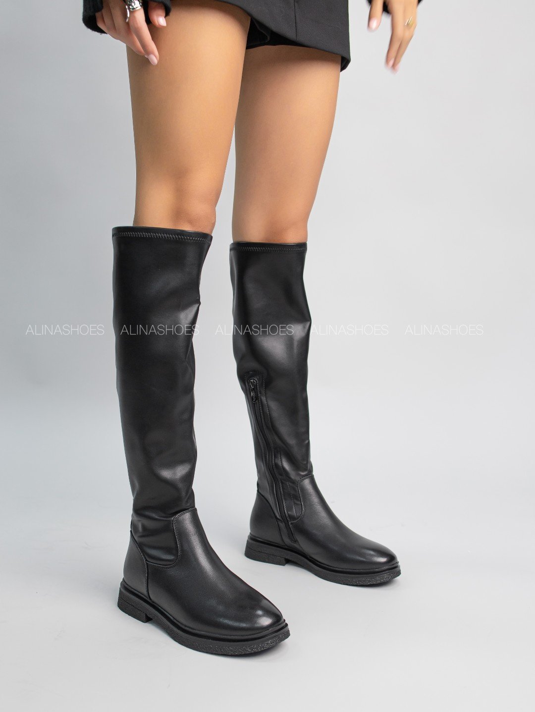Сапоги alinashoes black 36 купить,NaN