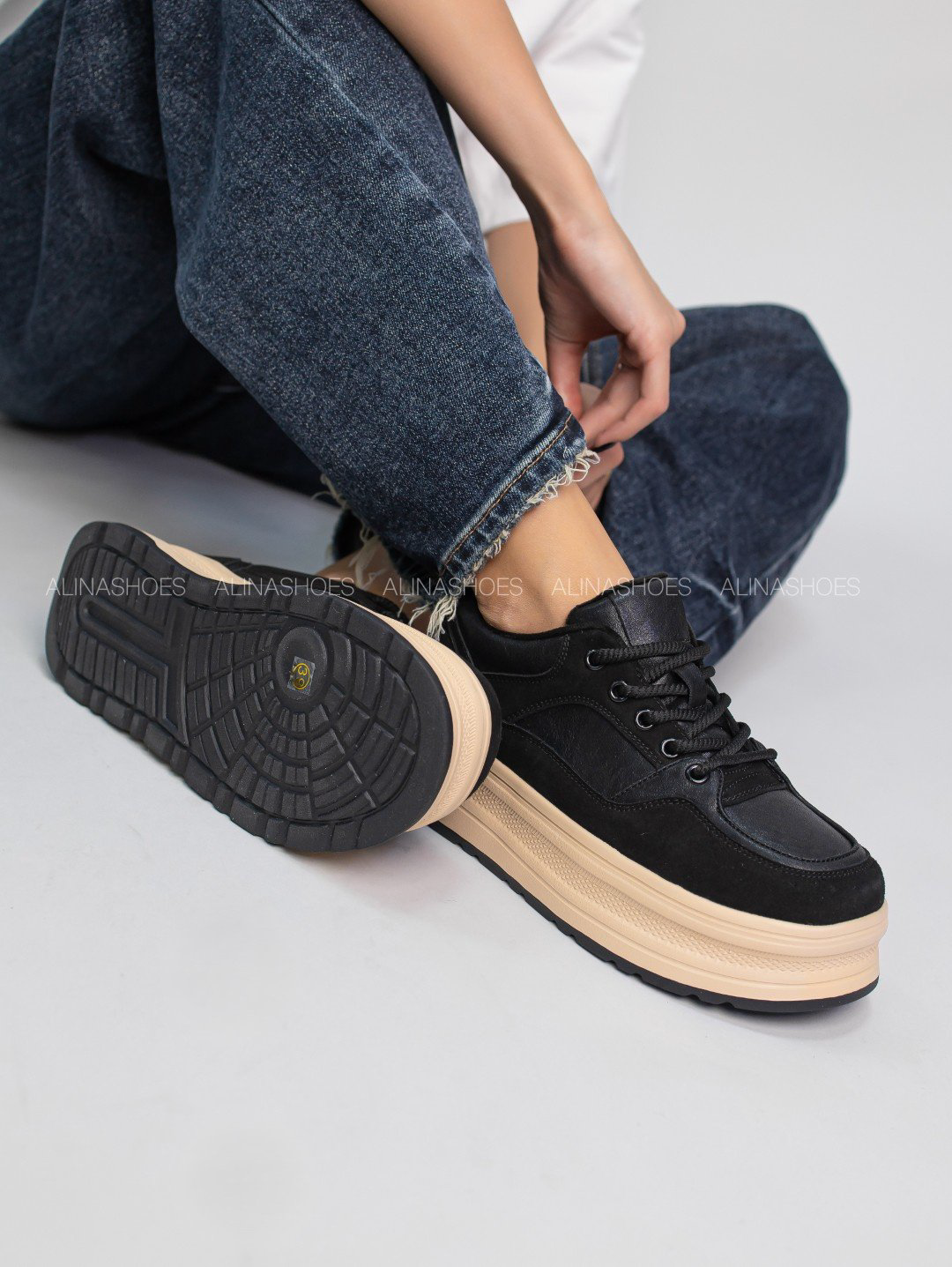 Кроссовки alinashoes кроссовки черный купить,NaN