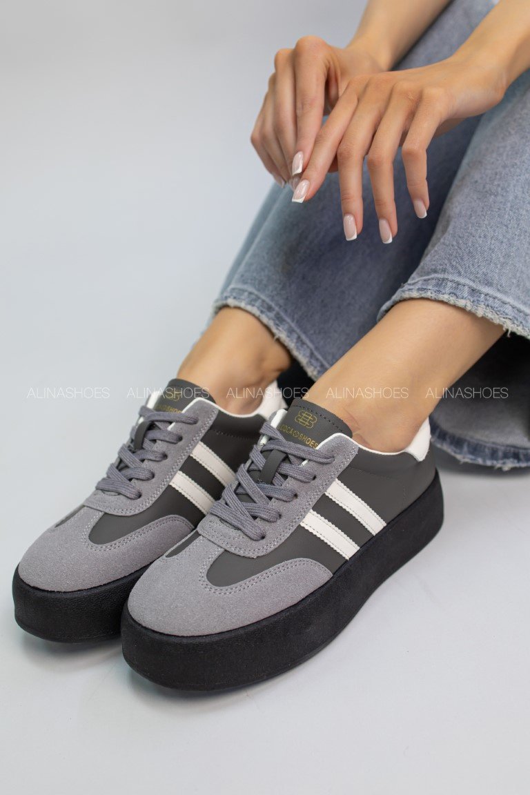 Кроссовки alinashoes серый купить,NaN