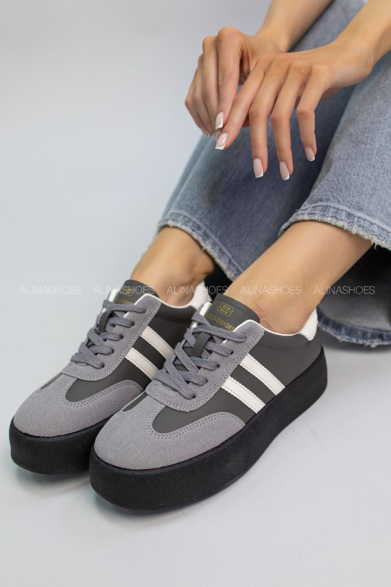 Кроссовки alinashoes серый купить,NaN