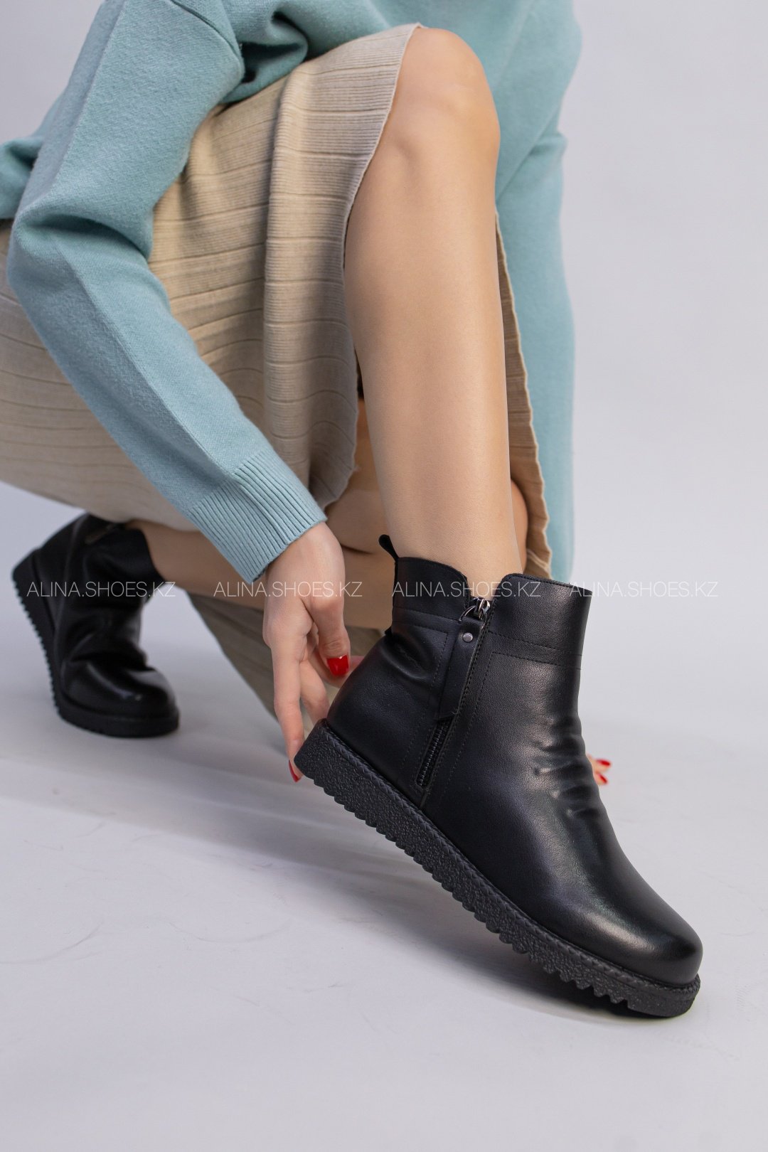 Ботинки alinashoes черный купить,NaN