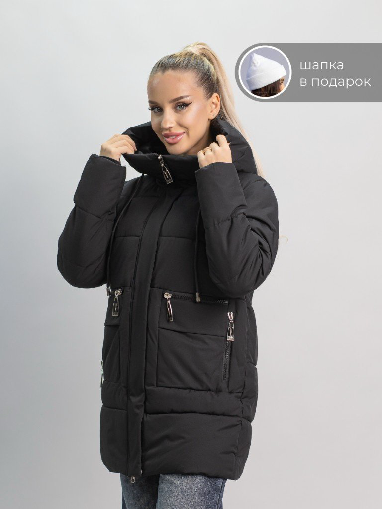 Зимняя куртка alinashoes черный купить,NaN