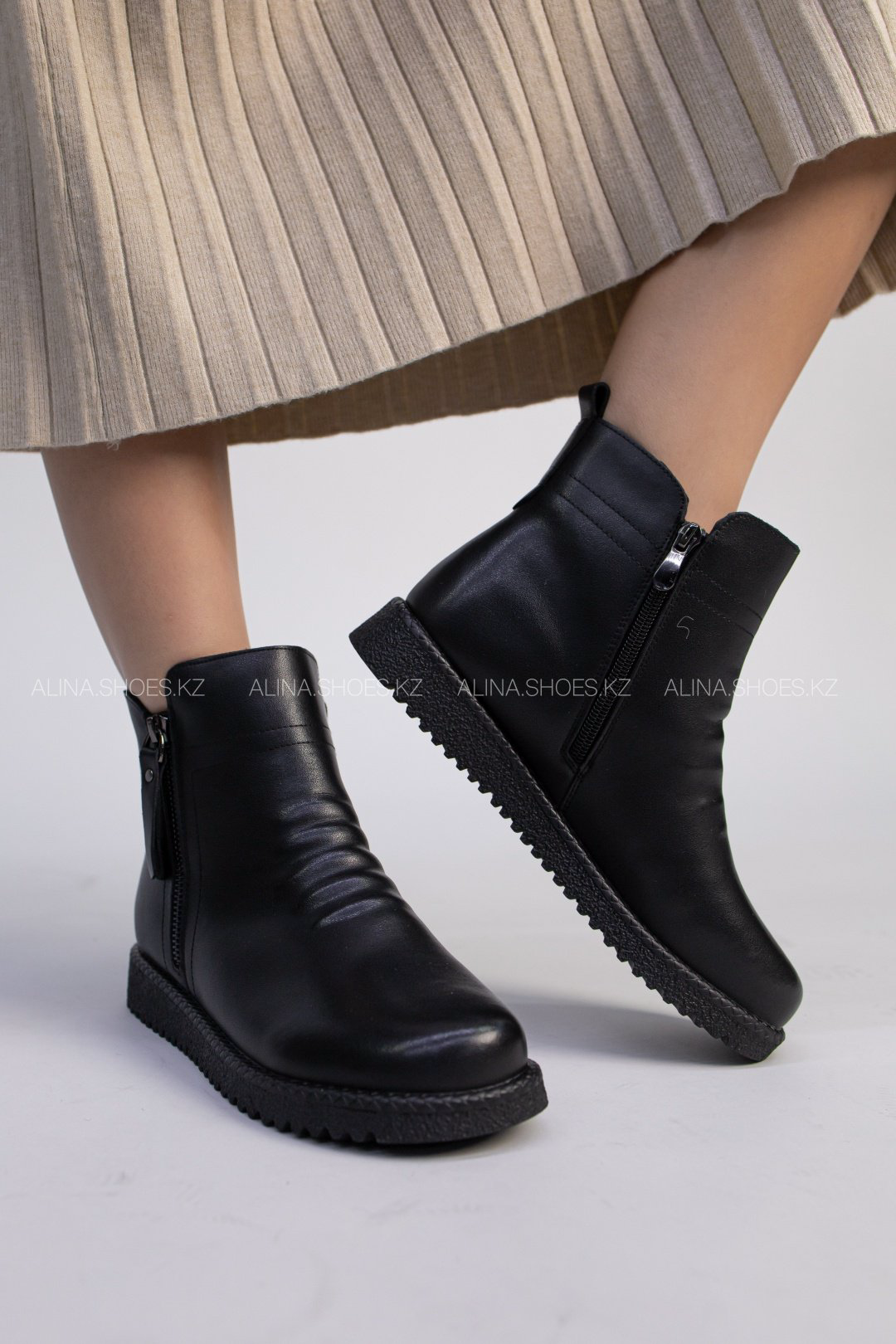 Ботинки alinashoes черный купить,NaN