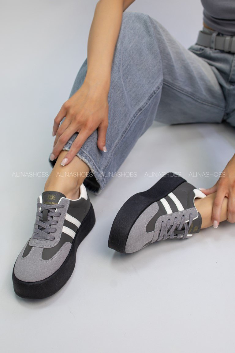 Кроссовки alinashoes серый купить,NaN