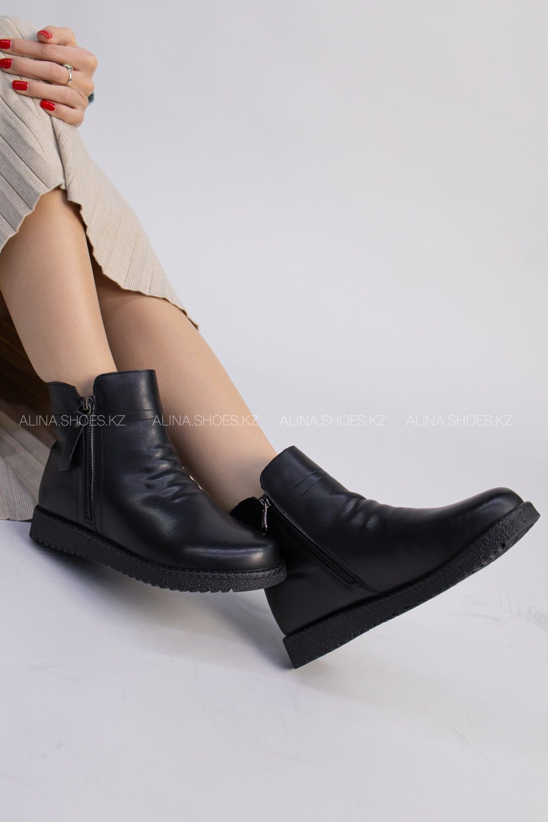 Ботинки alinashoes черный купить,NaN