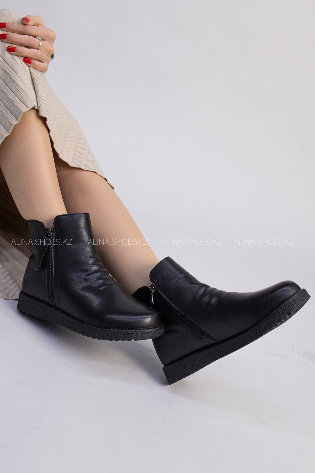 Ботинки alinashoes черный купить,NaN