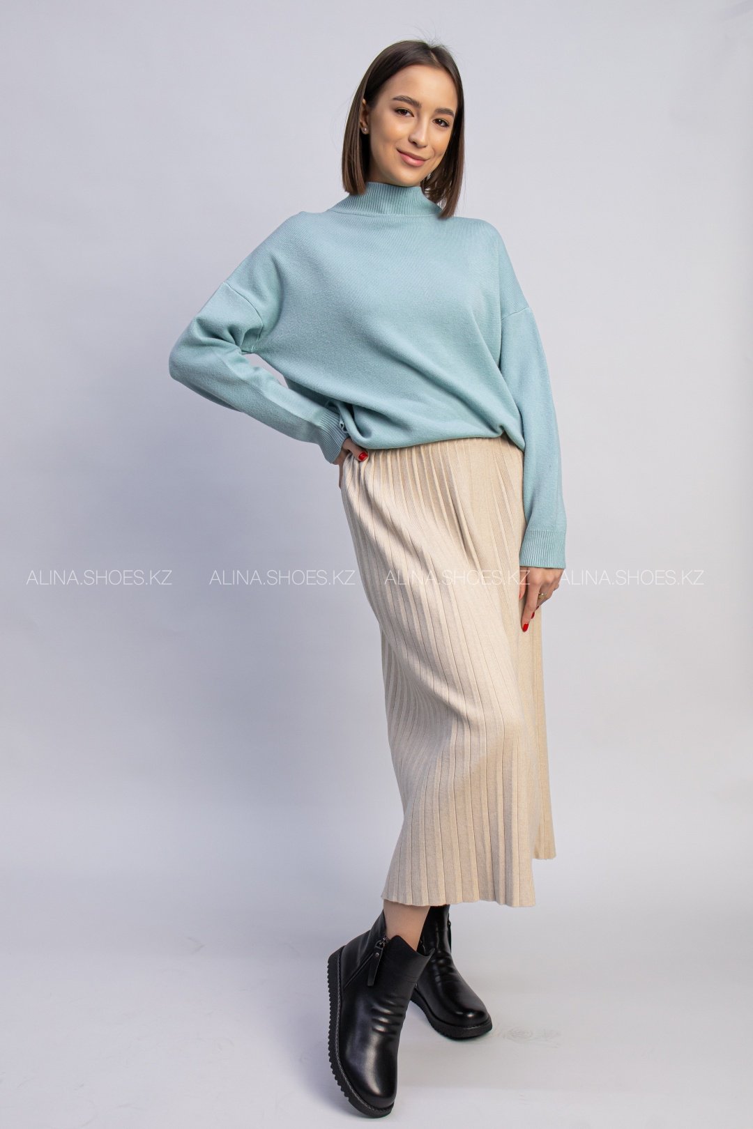 Ботинки alinashoes черный купить,NaN