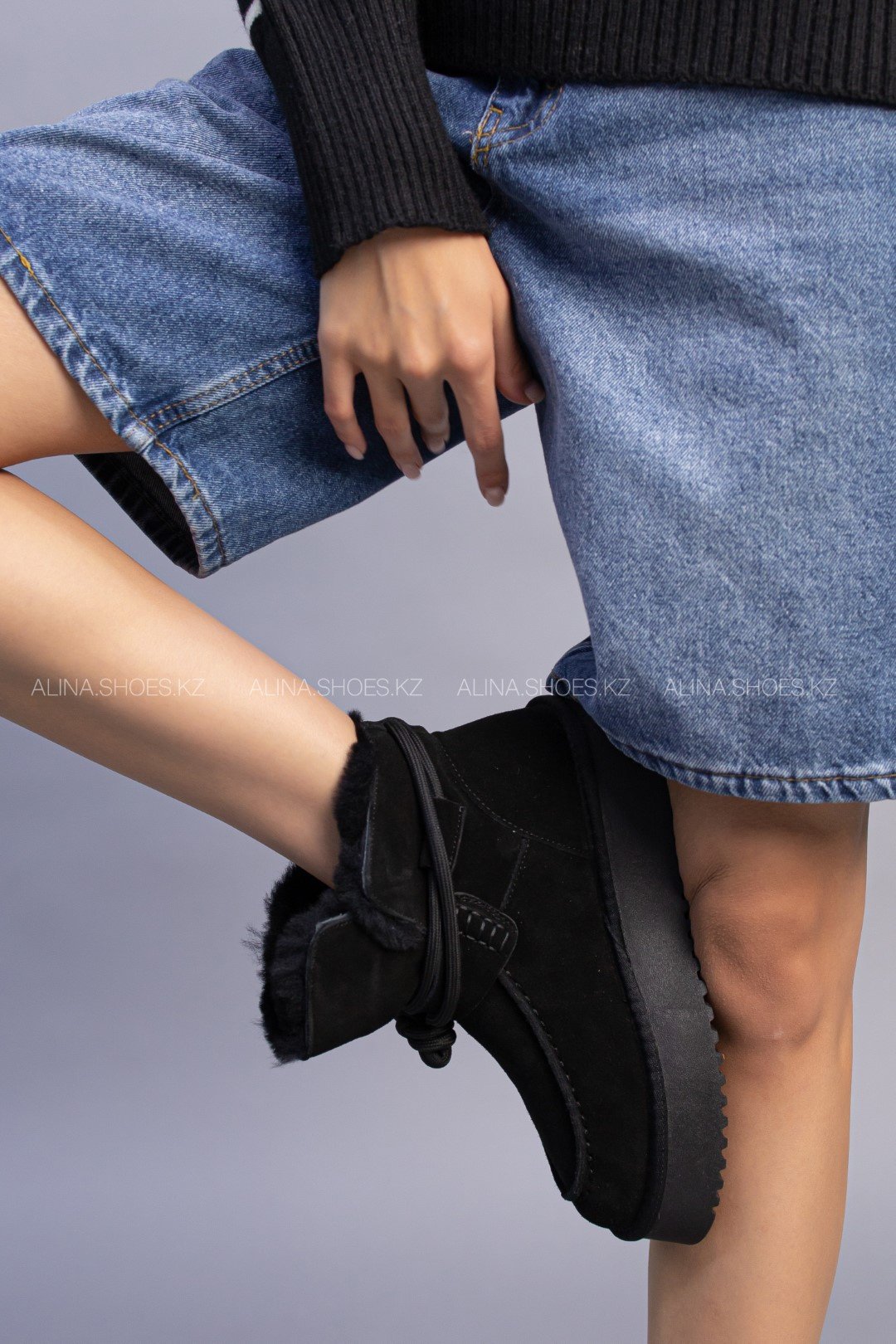 Угги alinashoes черный купить,NaN