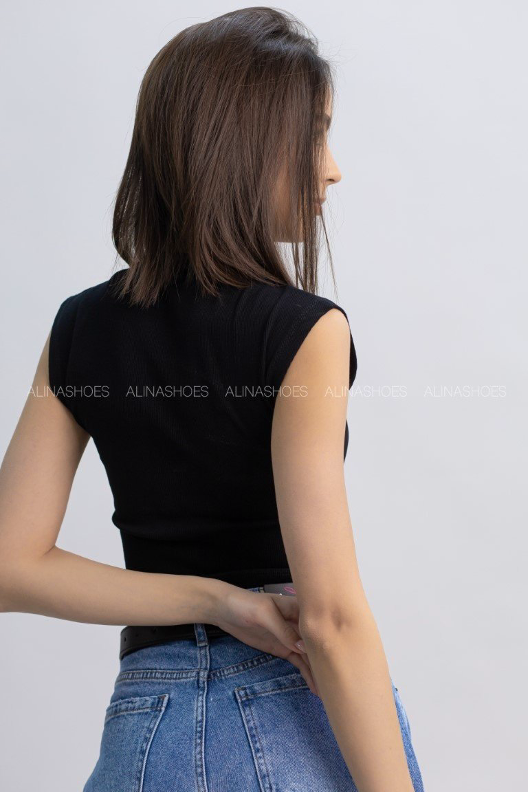 Топ alinashoes черный M купить,NaN