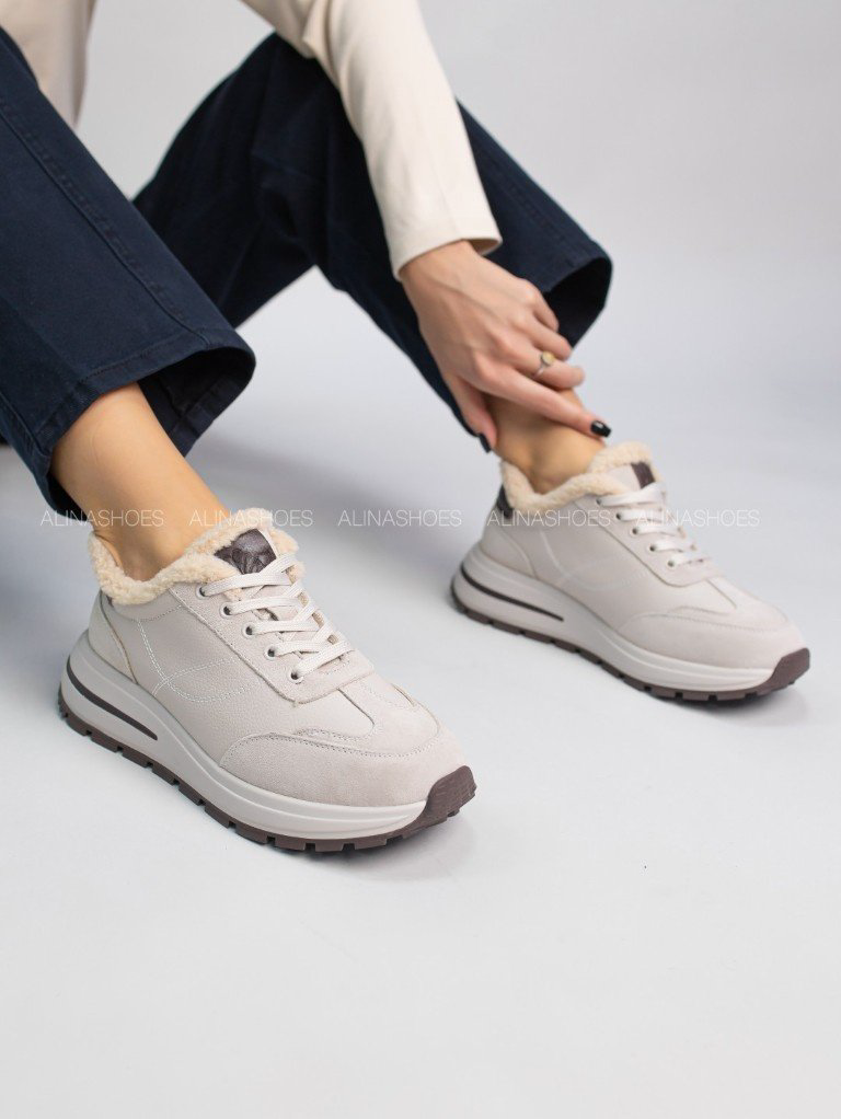 Кроссовки alinashoes бежевый купить,NaN