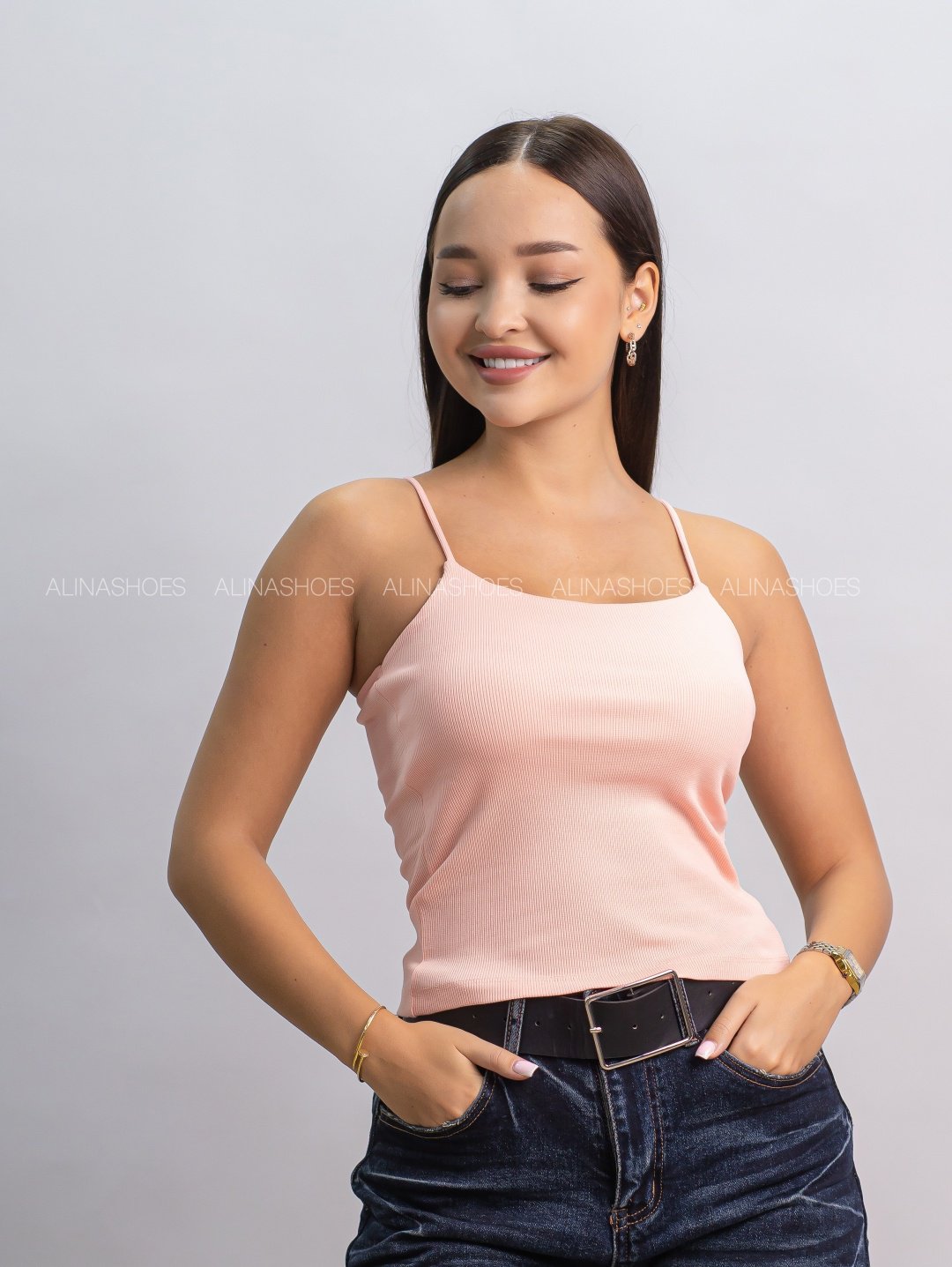 Майка alinashoes розовая M купить,NaN