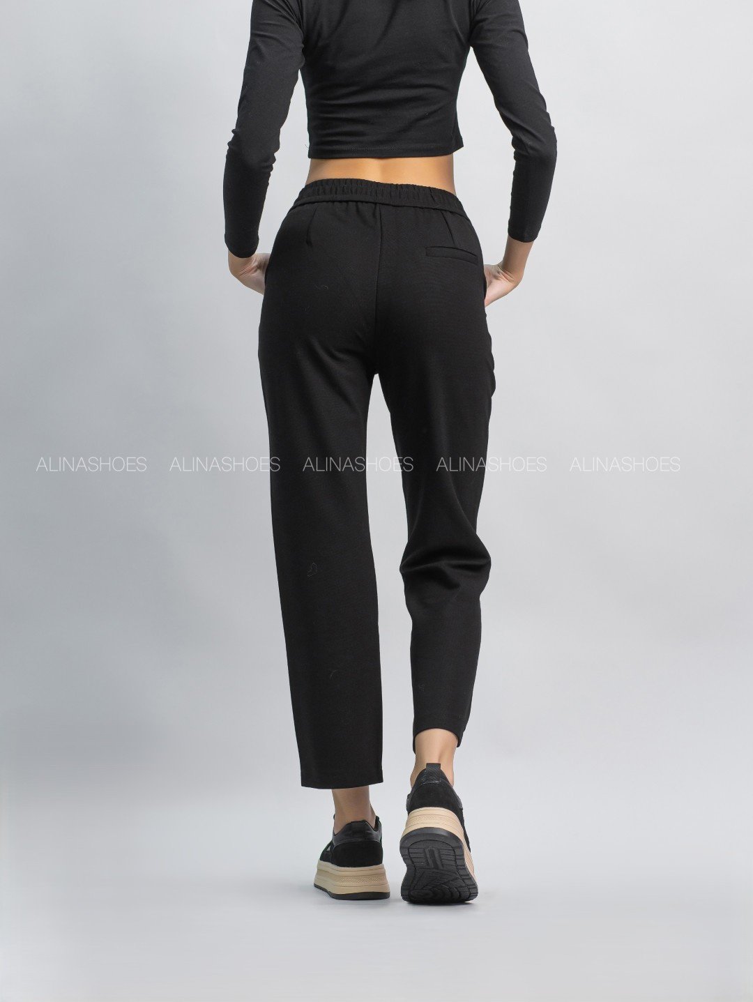 Повседневные брюки alinashoes черный купить,NaN