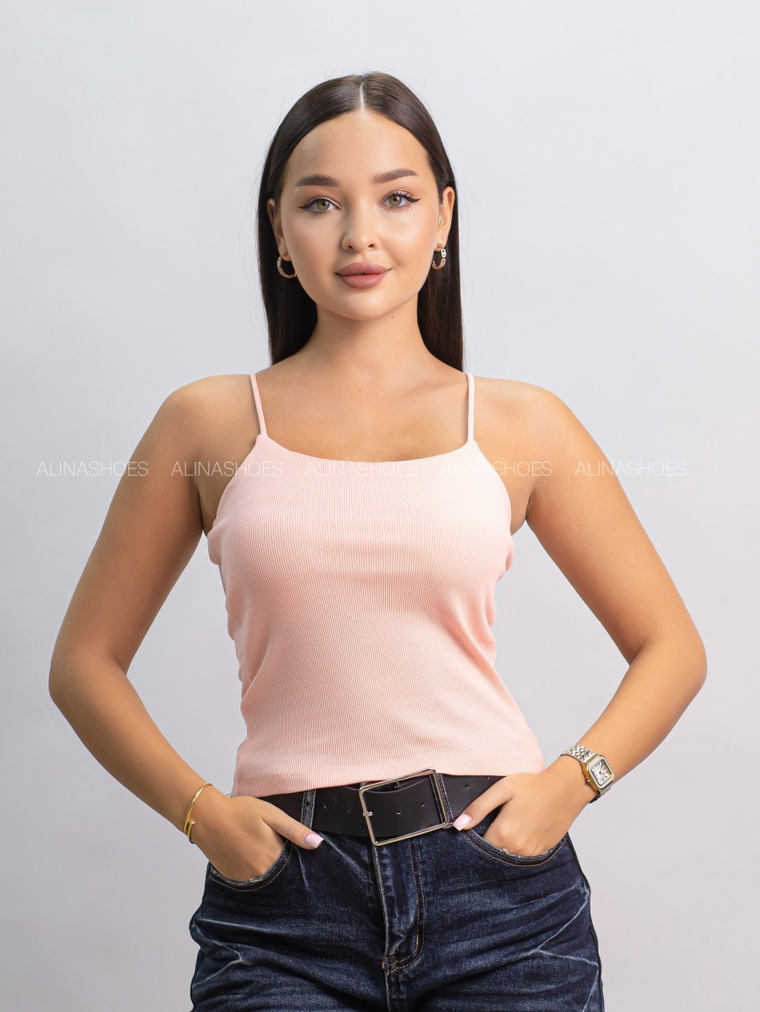 Майка alinashoes розовая M купить,NaN